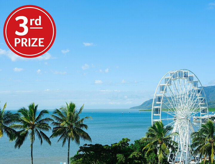 lottery 155 win travel in Cairns