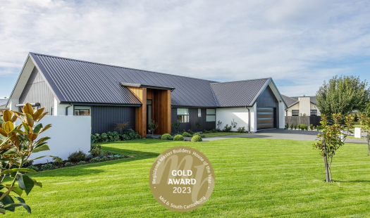 2023 Jennian Homes Mid & South Canterbury - National Top 100 and Regional Gold House of the Year