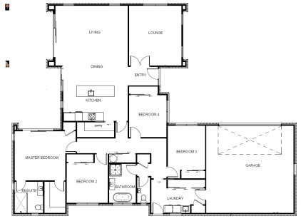 Canterbury Liquorice House Plan | House Only