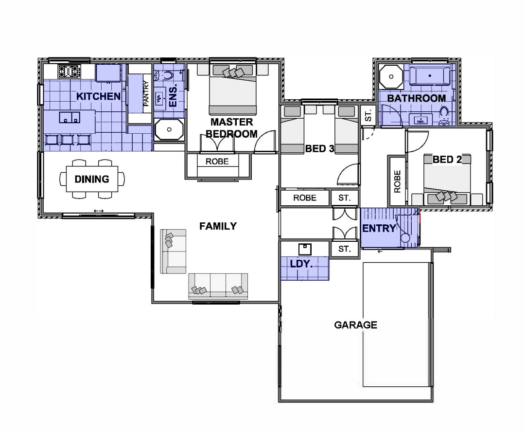 Area plan / lot allocation