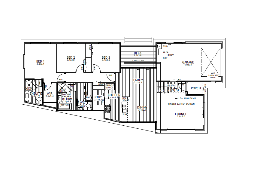 Area plan / lot allocation