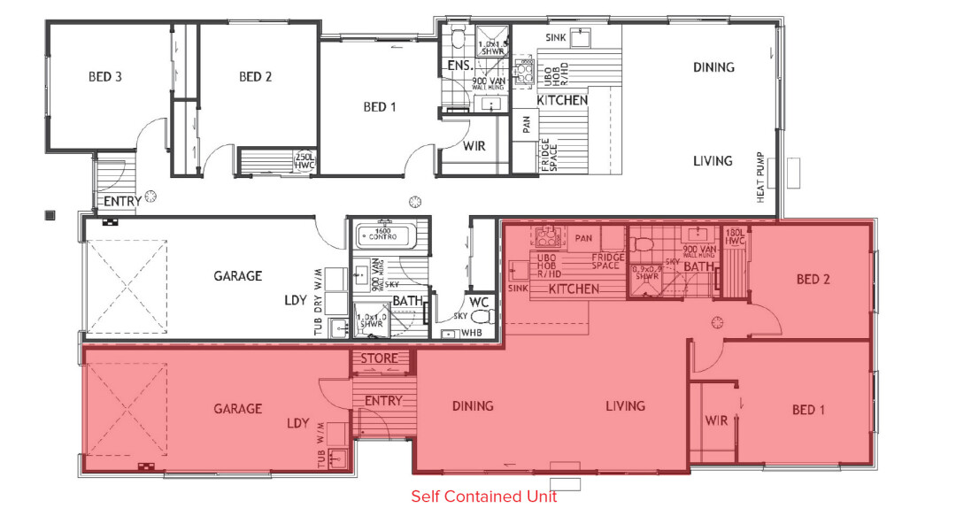 Area plan / lot allocation