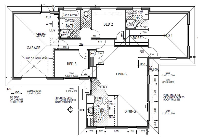 Area plan / lot allocation