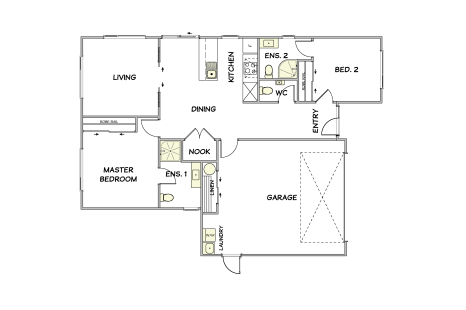 Canterbury Punga House Plan | House Only