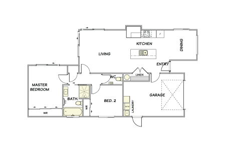 Canterbury Wineberry House Plan | House Only