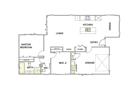 Canterbury Kowhai House Plan | House Only