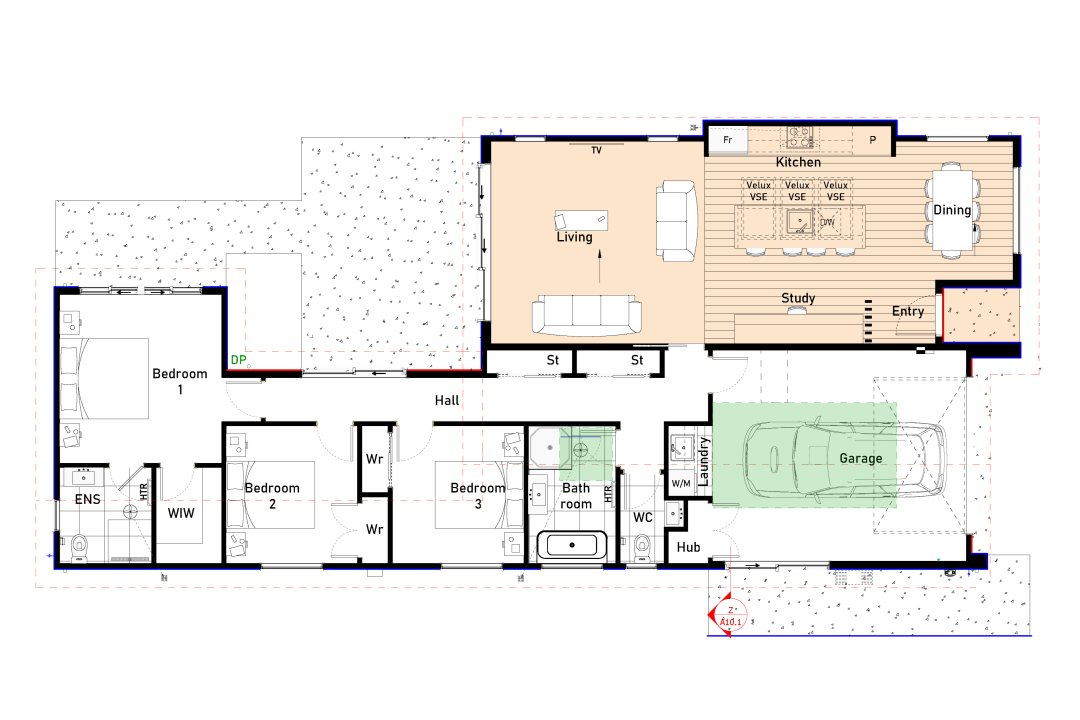 Area plan / lot allocation