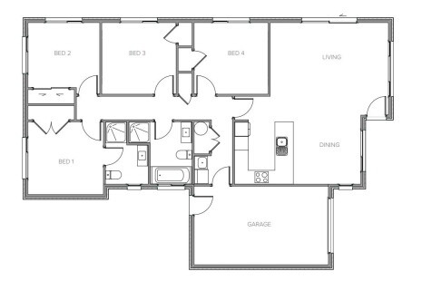 The Peaks House and Land Package - Edward 4 Plan