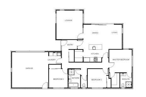 Canterbury Mia House Plan | House Only