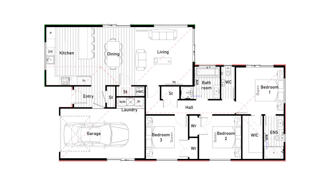 Area plan / lot allocation