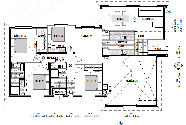 Area plan / lot allocation