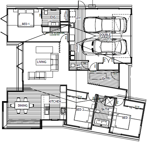 Area plan / lot allocation