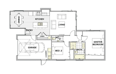 Lot 764 Ravenswood, NZ | House And Land | A twist on our classic Amelia plan