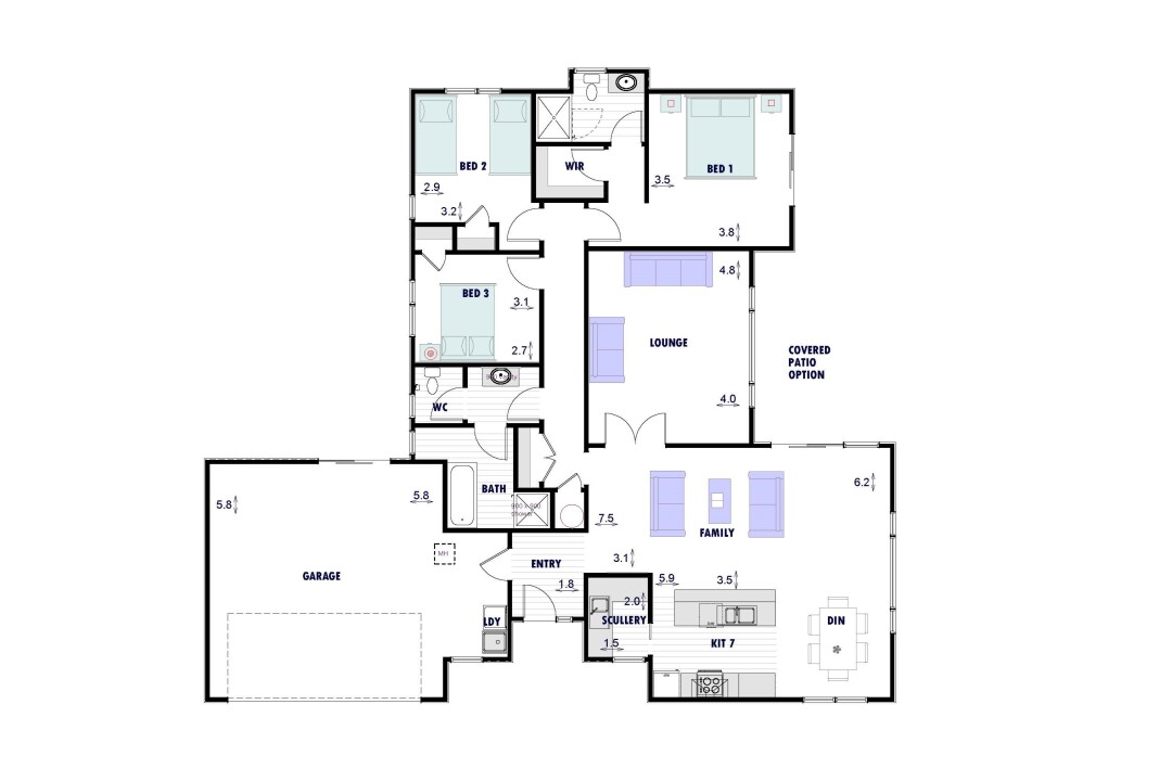 Area plan / lot allocation