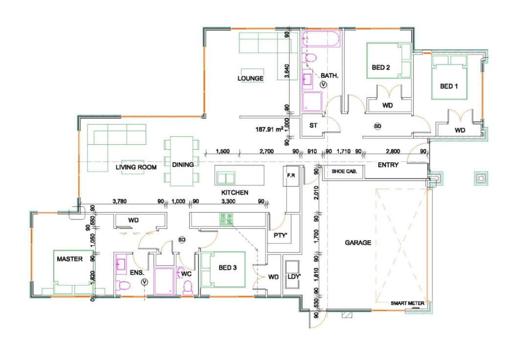 Area plan / lot allocation